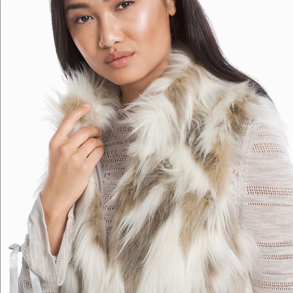 Faux Fur Vest - XS